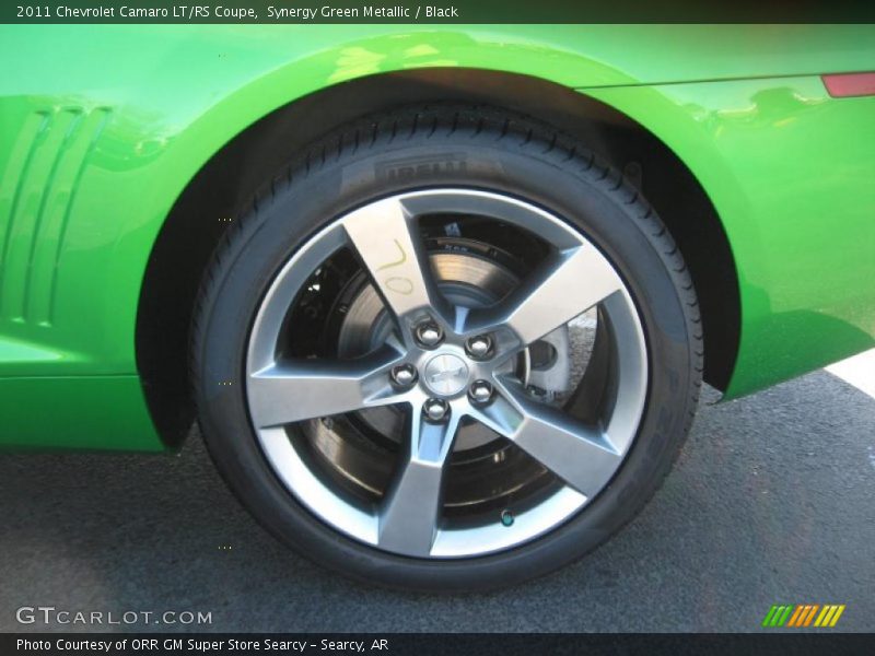 Synergy Green Metallic / Black 2011 Chevrolet Camaro LT/RS Coupe
