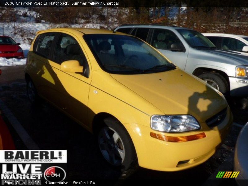 Summer Yellow / Charcoal 2006 Chevrolet Aveo LT Hatchback