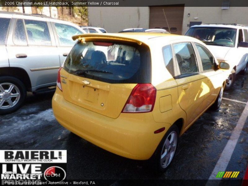 Summer Yellow / Charcoal 2006 Chevrolet Aveo LT Hatchback