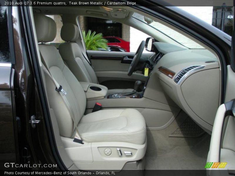 Teak Brown Metallic / Cardamom Beige 2010 Audi Q7 3.6 Premium quattro