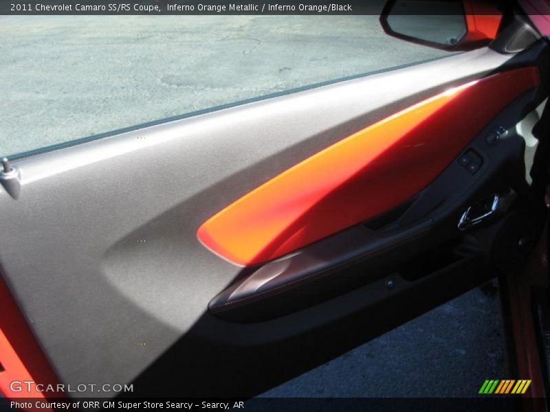 Inferno Orange Metallic / Inferno Orange/Black 2011 Chevrolet Camaro SS/RS Coupe