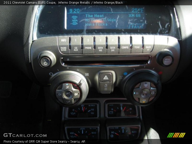 Inferno Orange Metallic / Inferno Orange/Black 2011 Chevrolet Camaro SS/RS Coupe