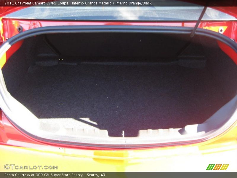 Inferno Orange Metallic / Inferno Orange/Black 2011 Chevrolet Camaro SS/RS Coupe
