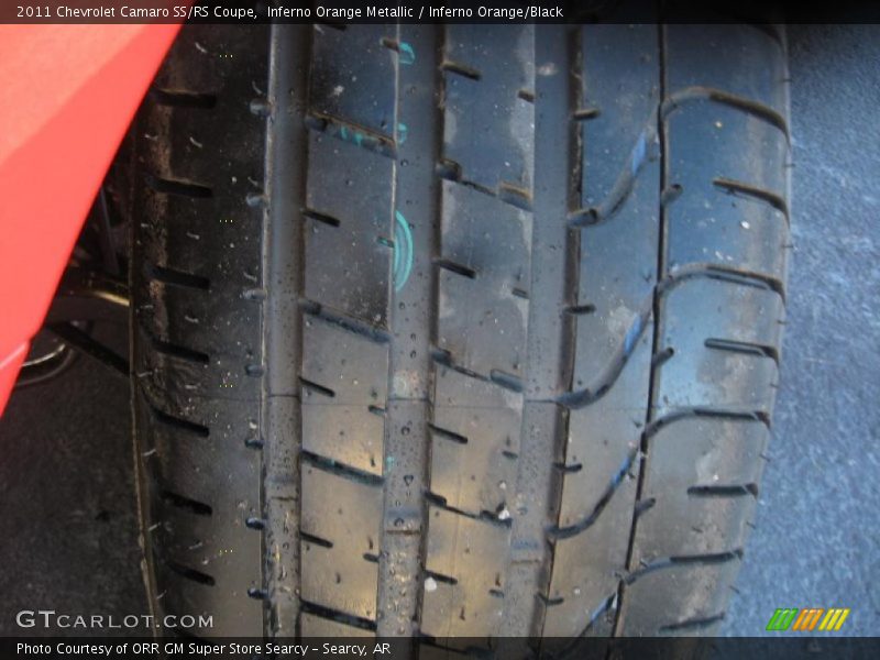 Inferno Orange Metallic / Inferno Orange/Black 2011 Chevrolet Camaro SS/RS Coupe