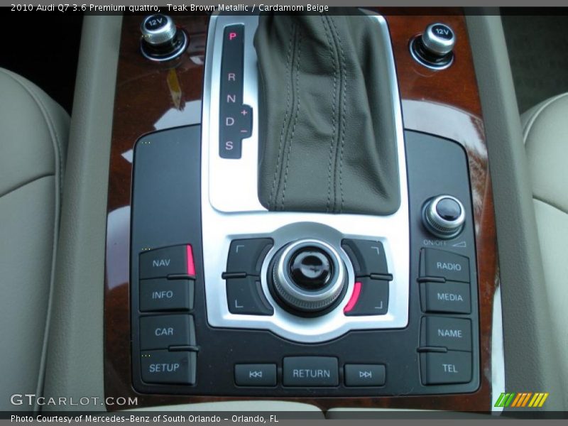 Controls of 2010 Q7 3.6 Premium quattro