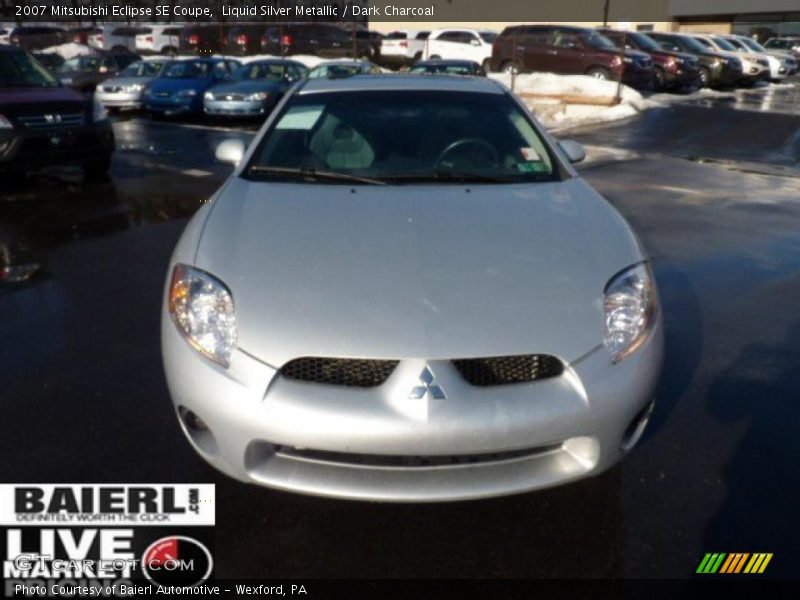 Liquid Silver Metallic / Dark Charcoal 2007 Mitsubishi Eclipse SE Coupe
