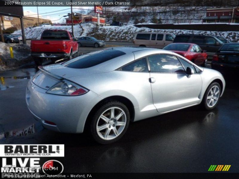 Liquid Silver Metallic / Dark Charcoal 2007 Mitsubishi Eclipse SE Coupe