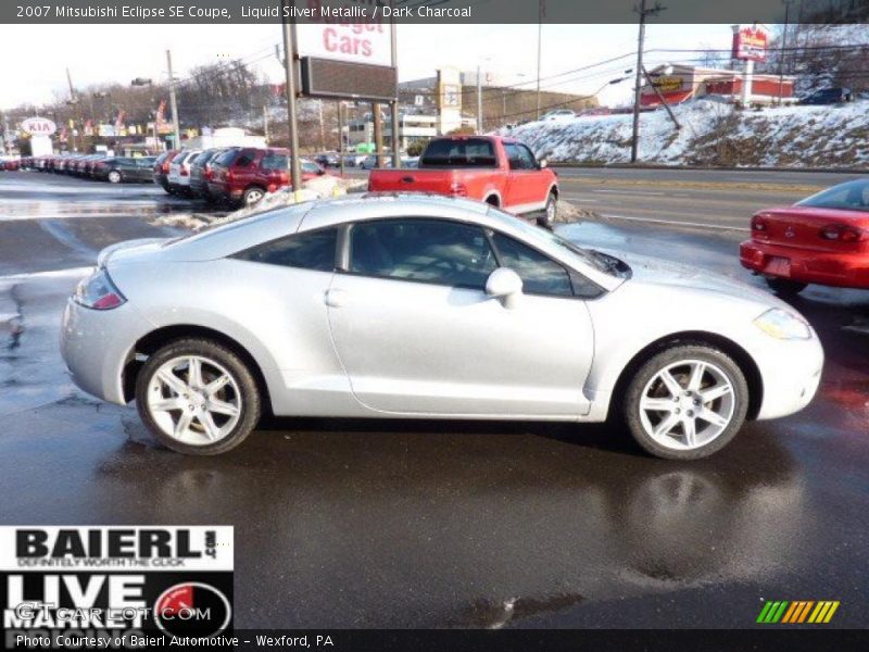 Liquid Silver Metallic / Dark Charcoal 2007 Mitsubishi Eclipse SE Coupe