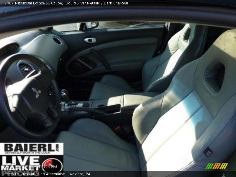 Liquid Silver Metallic / Dark Charcoal 2007 Mitsubishi Eclipse SE Coupe