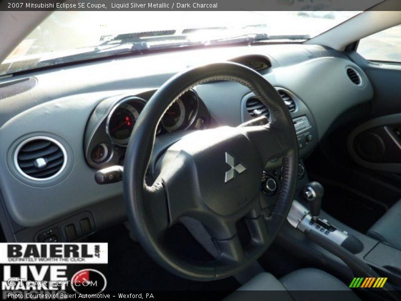 Liquid Silver Metallic / Dark Charcoal 2007 Mitsubishi Eclipse SE Coupe