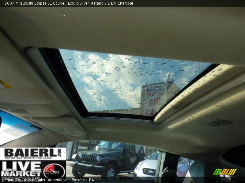 Liquid Silver Metallic / Dark Charcoal 2007 Mitsubishi Eclipse SE Coupe