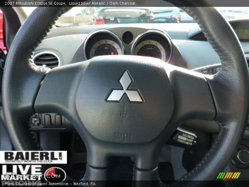 Liquid Silver Metallic / Dark Charcoal 2007 Mitsubishi Eclipse SE Coupe