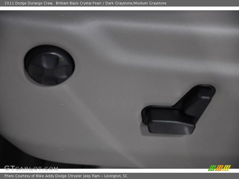 Brilliant Black Crystal Pearl / Dark Graystone/Medium Graystone 2011 Dodge Durango Crew