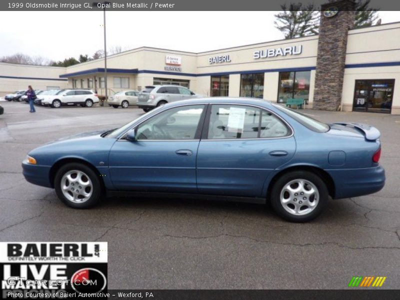 Opal Blue Metallic / Pewter 1999 Oldsmobile Intrigue GL