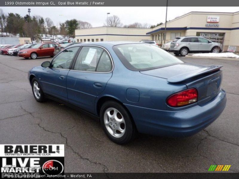 Opal Blue Metallic / Pewter 1999 Oldsmobile Intrigue GL
