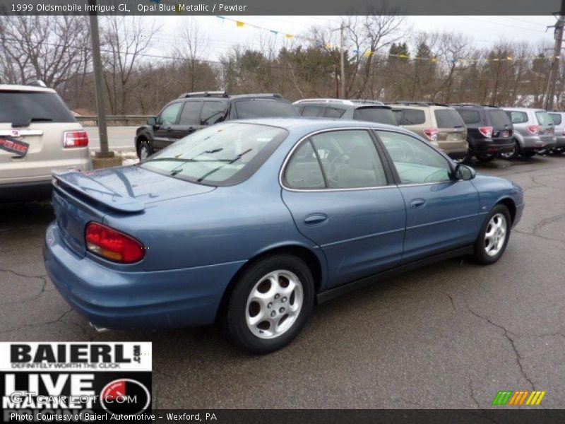 Opal Blue Metallic / Pewter 1999 Oldsmobile Intrigue GL