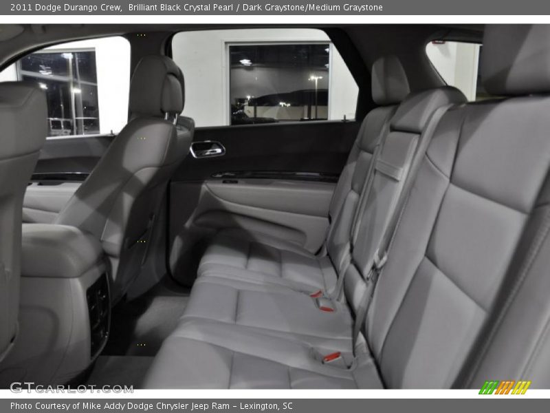 Brilliant Black Crystal Pearl / Dark Graystone/Medium Graystone 2011 Dodge Durango Crew
