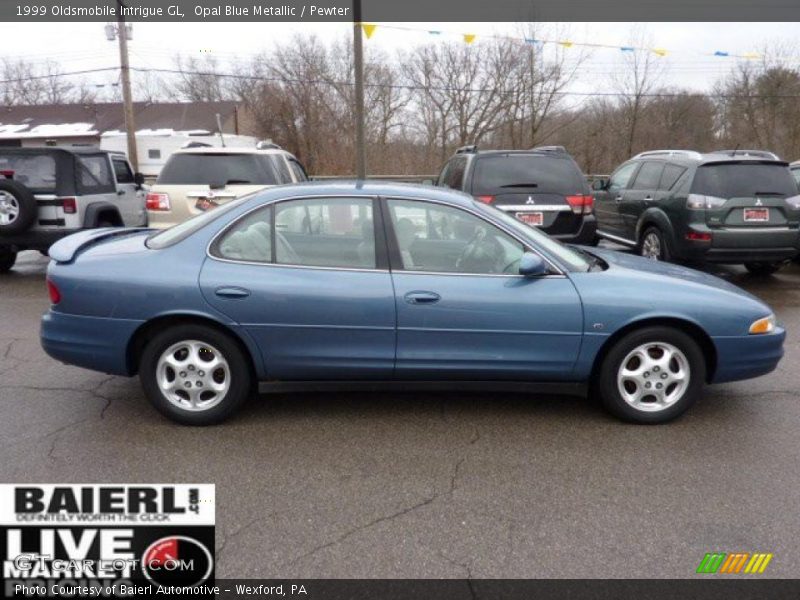 Opal Blue Metallic / Pewter 1999 Oldsmobile Intrigue GL