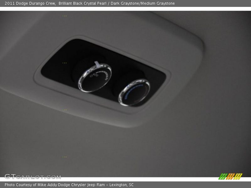 Brilliant Black Crystal Pearl / Dark Graystone/Medium Graystone 2011 Dodge Durango Crew