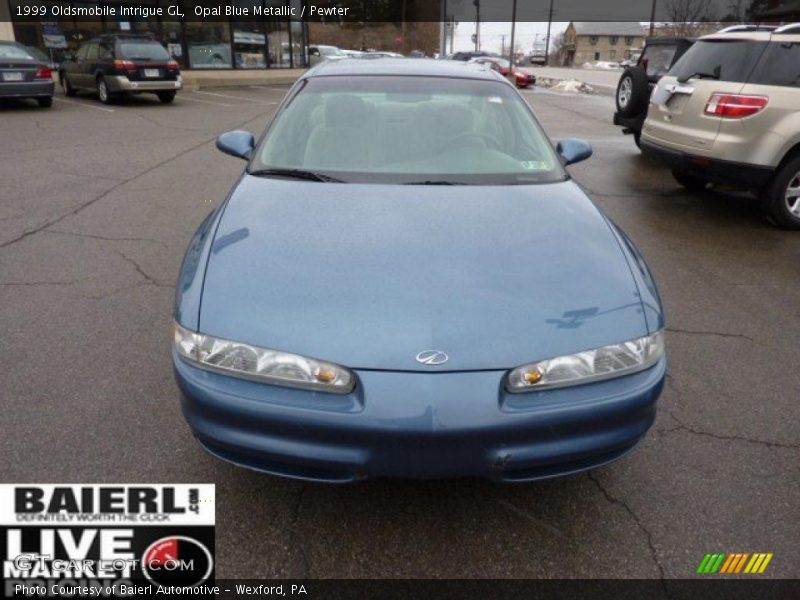 Opal Blue Metallic / Pewter 1999 Oldsmobile Intrigue GL