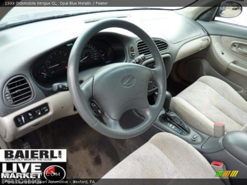 Opal Blue Metallic / Pewter 1999 Oldsmobile Intrigue GL