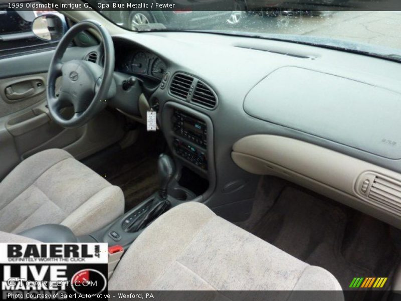 Opal Blue Metallic / Pewter 1999 Oldsmobile Intrigue GL