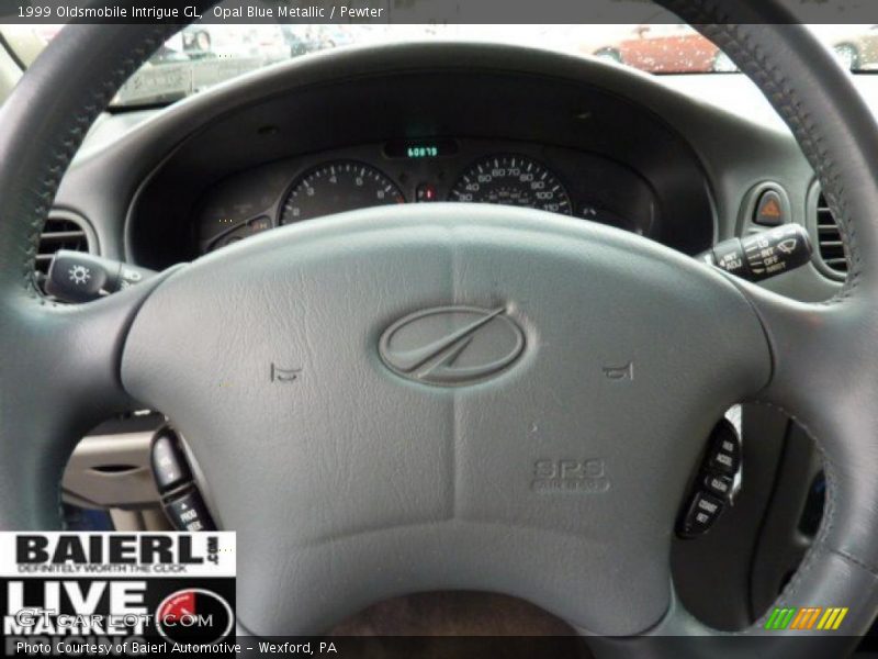 Opal Blue Metallic / Pewter 1999 Oldsmobile Intrigue GL