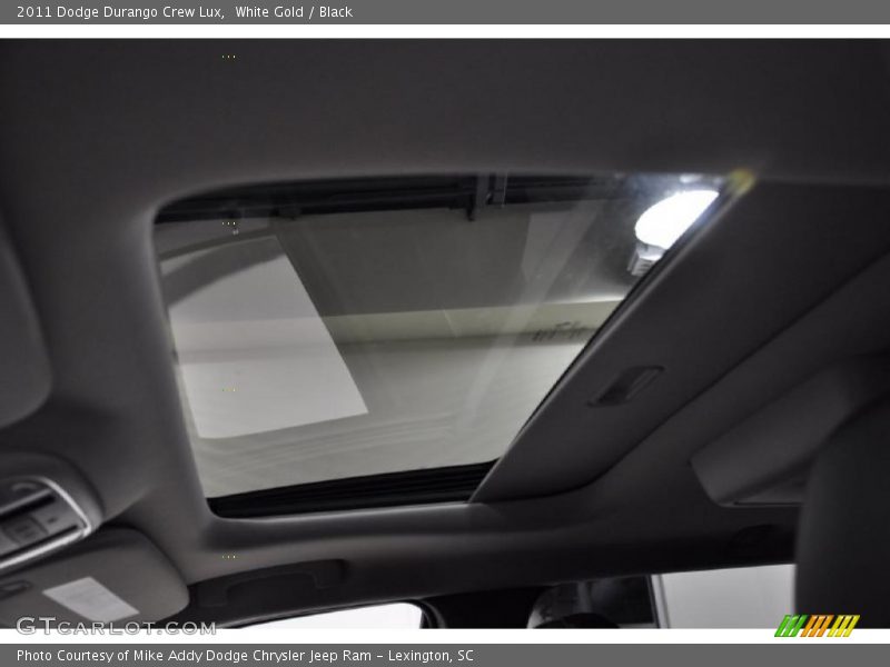 White Gold / Black 2011 Dodge Durango Crew Lux