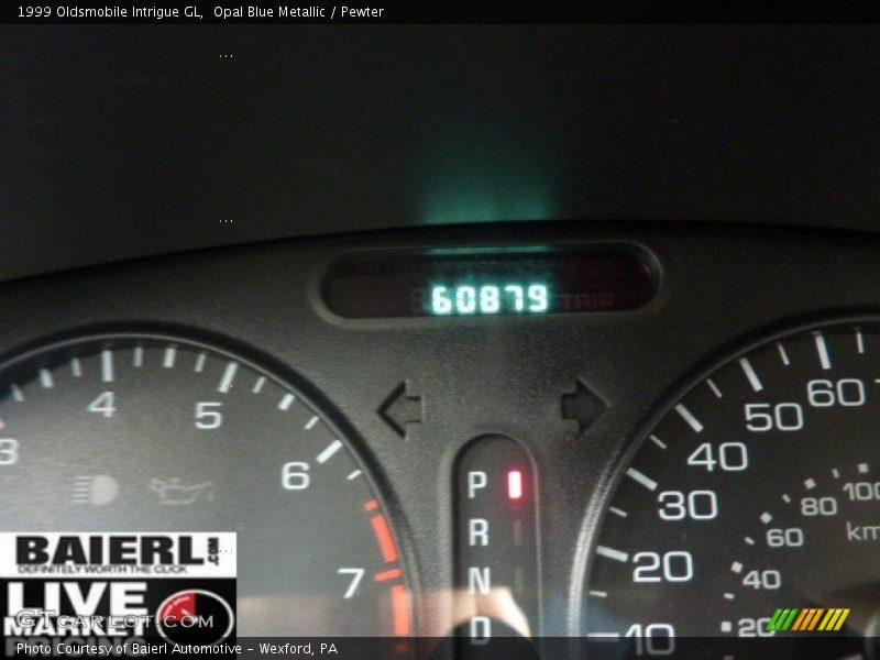 Opal Blue Metallic / Pewter 1999 Oldsmobile Intrigue GL