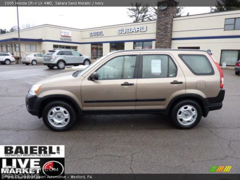 Sahara Sand Metallic / Ivory 2005 Honda CR-V LX 4WD
