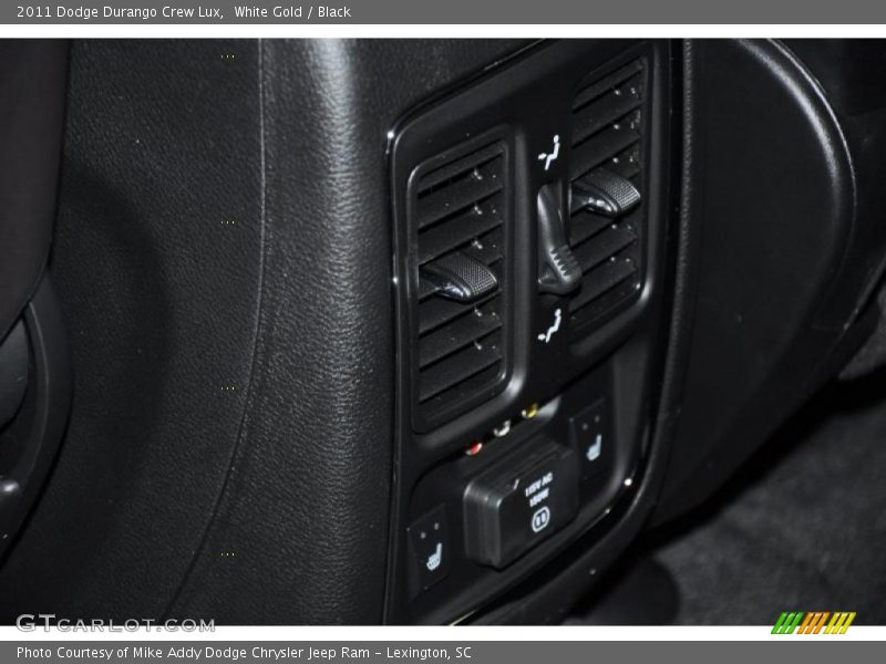 White Gold / Black 2011 Dodge Durango Crew Lux