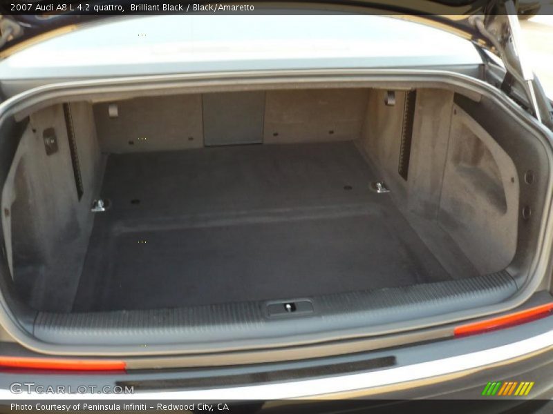 Brilliant Black / Black/Amaretto 2007 Audi A8 L 4.2 quattro