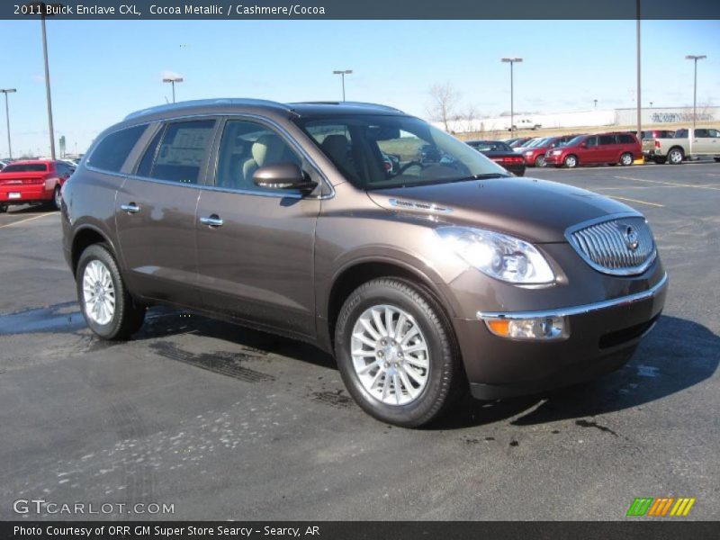 Cocoa Metallic / Cashmere/Cocoa 2011 Buick Enclave CXL
