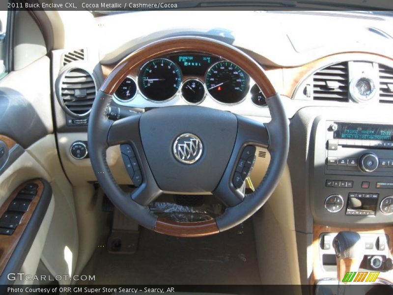 Cocoa Metallic / Cashmere/Cocoa 2011 Buick Enclave CXL