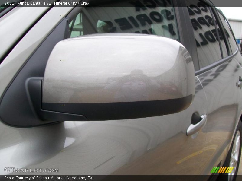 Mineral Gray / Gray 2011 Hyundai Santa Fe SE