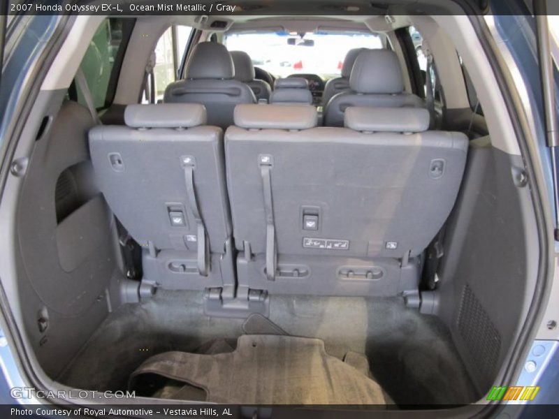 Ocean Mist Metallic / Gray 2007 Honda Odyssey EX-L