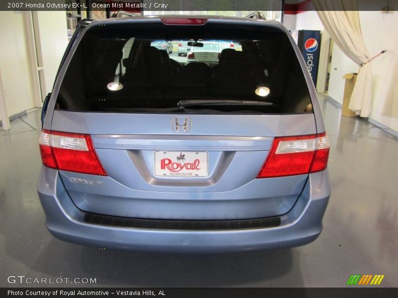 Ocean Mist Metallic / Gray 2007 Honda Odyssey EX-L