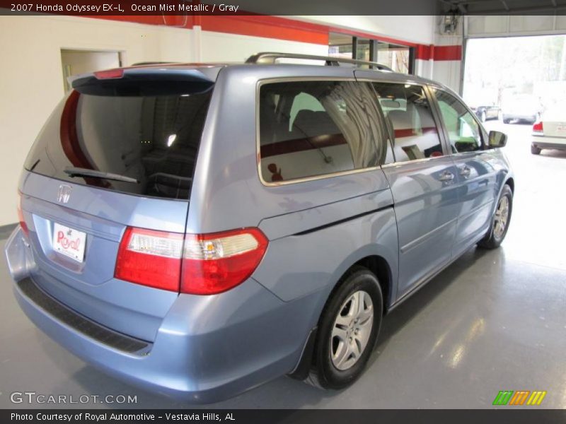 Ocean Mist Metallic / Gray 2007 Honda Odyssey EX-L