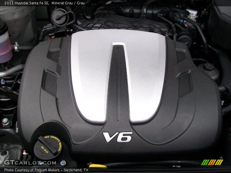  2011 Santa Fe SE Engine - 3.5 Liter DOHC 24-Valve VVT V6