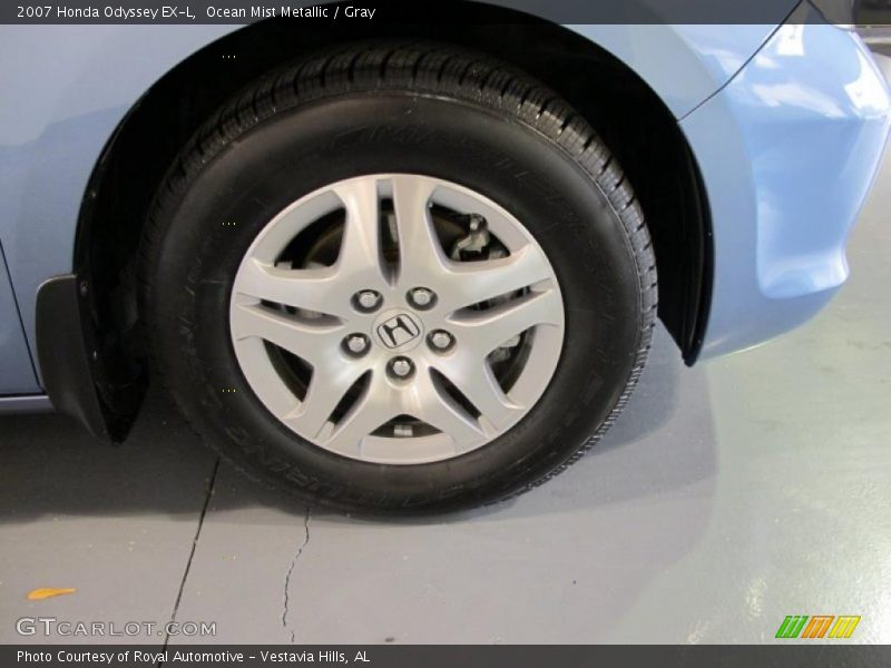 Ocean Mist Metallic / Gray 2007 Honda Odyssey EX-L