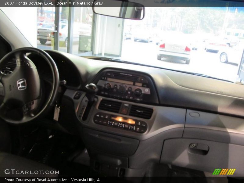 Ocean Mist Metallic / Gray 2007 Honda Odyssey EX-L