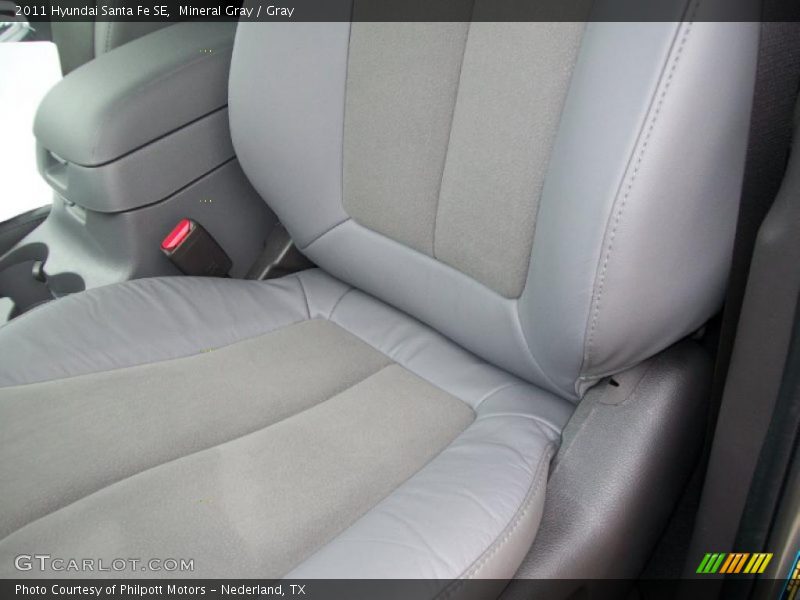 Mineral Gray / Gray 2011 Hyundai Santa Fe SE