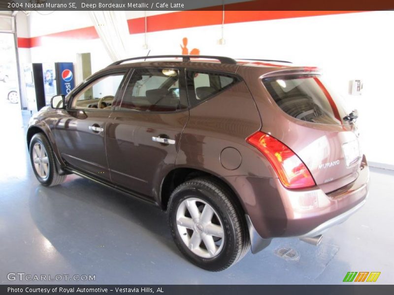 Deep Bordeaux Metallic / Cafe Latte 2004 Nissan Murano SE