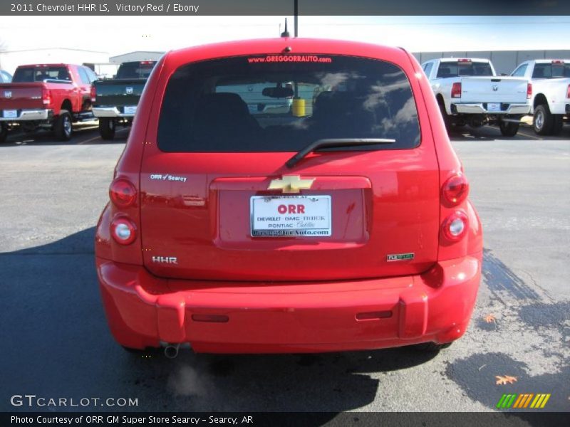 Victory Red / Ebony 2011 Chevrolet HHR LS