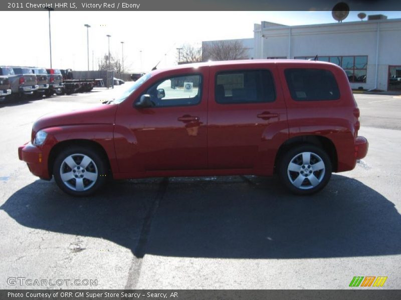 Victory Red / Ebony 2011 Chevrolet HHR LS