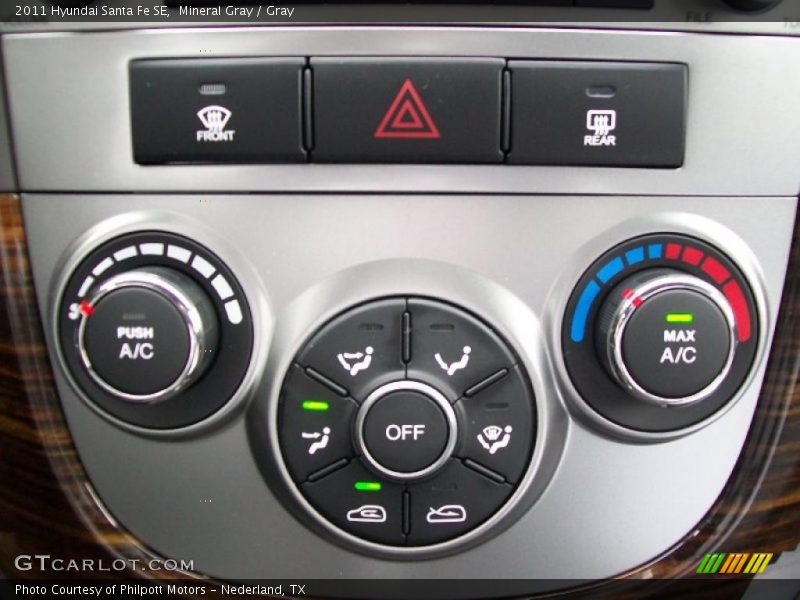 Controls of 2011 Santa Fe SE