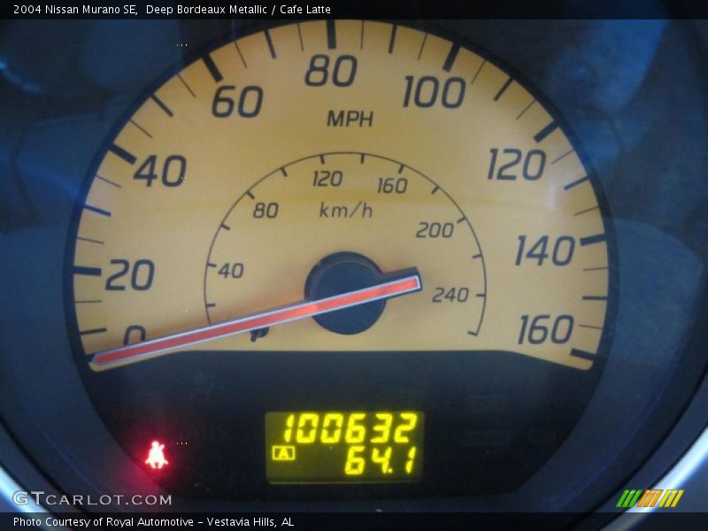 Deep Bordeaux Metallic / Cafe Latte 2004 Nissan Murano SE