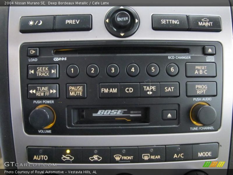 Deep Bordeaux Metallic / Cafe Latte 2004 Nissan Murano SE