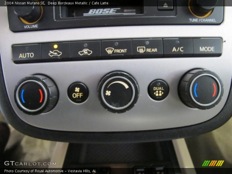 Deep Bordeaux Metallic / Cafe Latte 2004 Nissan Murano SE