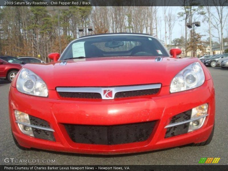 Chili Pepper Red / Black 2009 Saturn Sky Roadster